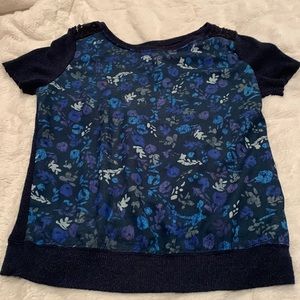 Pretty floral front top